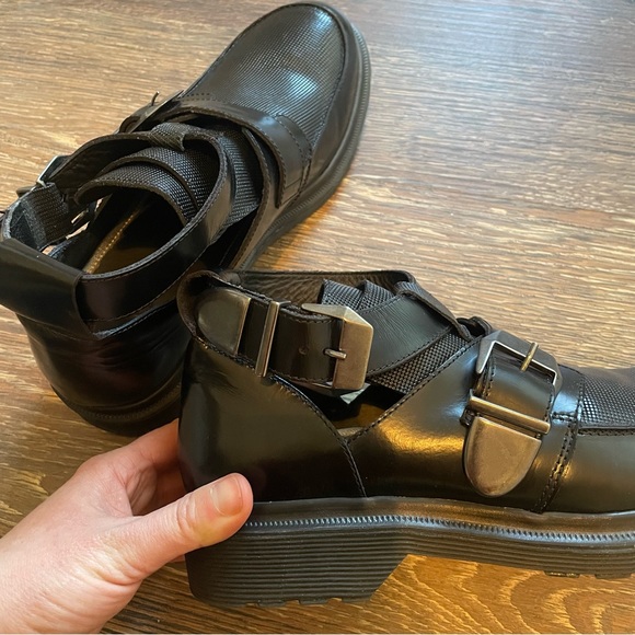 LEQARANT genuine leather high top moccasin, cutout style, made in Italy EU 39 - Picture 5 of 10